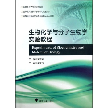 高等院校临床医学专业实践类教材系列:生物化学与分子生物学实验教程/黄东爱