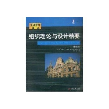 组织理论与设计精要（管理教材译丛）